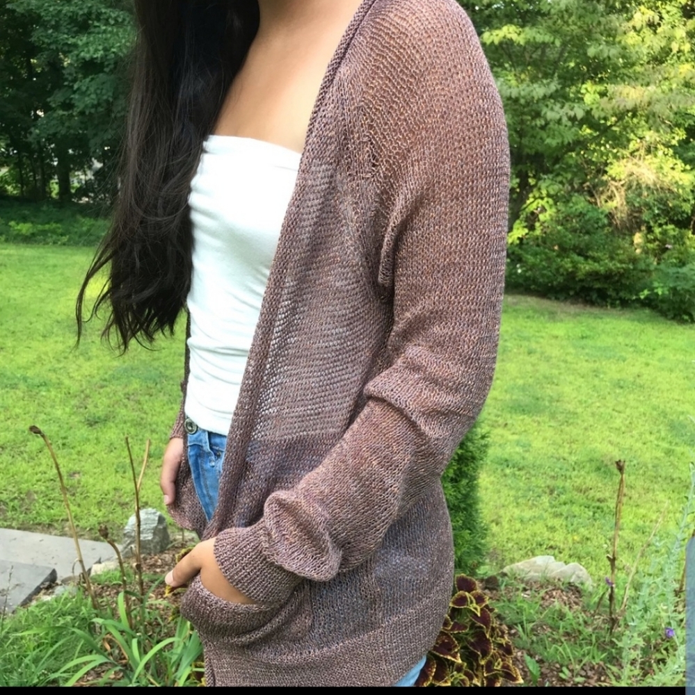 Sheer shimmery cardigan - Picture 2 of 3